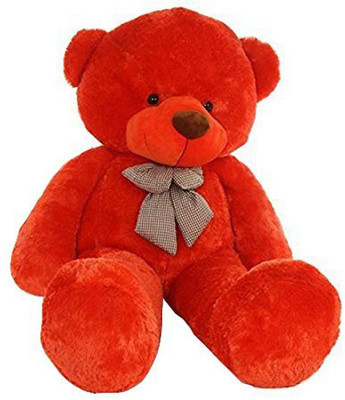 

CLICKMART Soft Teddy Bear with Neck Bow, 3 feet - 90 cm(Red)