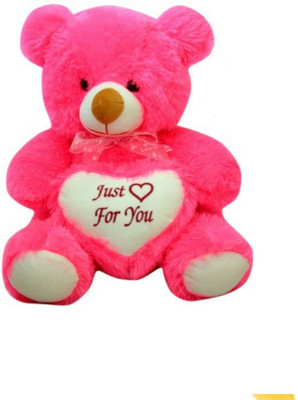 

kashish gift gallery Just For You Pink Teddy Bear 45 cm - 15 inch(Pink)