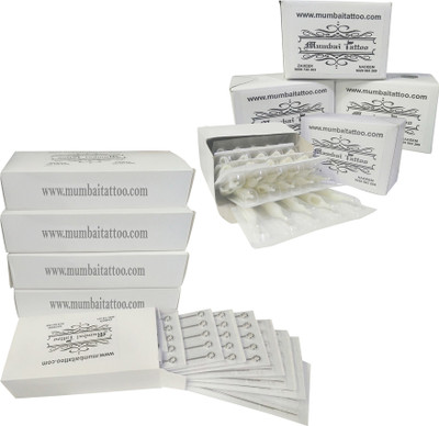 Mumbai Tattoo 1RL,3RL,5RL,3RS,5RS & 1RT,3RT,,5RT,,3RT,5RT Disposable Round Liner, Round Shader Tattoo Needles(Pack of 250)