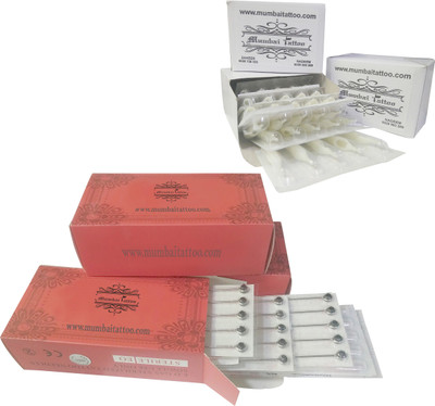 

Mumbai Tattoo 11RL,11RS,11M1 & 11RT,11RT,11MFT Disposable Round Liner, Magnum Shader Tattoo Needles(Pack of 50)