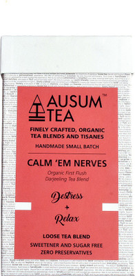 

Ausum Calm 'em Nerves (Loose Blend) | Jasmine, Chamomile Tea(50 g, Box)