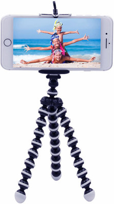 

BUY SURETY Universal Flexible 360 Degree Travel Compact Portable Octopus Mobile Phone Holder Snake Style Stand for All Android/Smartphones/DSLR Cameras Lazy Stand Tripod(Multicolor, Supports Up to 1000 g)