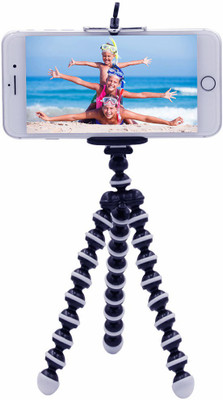 

BUY GENUINE Universal Flexible 360 Degree Travel Compact Portable Octopus Mobile Phone Holder Snake Style Stand for All Android/Smartphones/DSLR Cameras Lazy Stand Tripod(Multicolor, Supports Up to 1000 g)