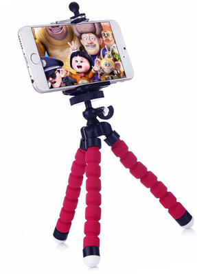 

BUY GENUINE Sponge Flexible Sponge Octopus Tripod 360 Rotatable mobile holder Phone Holder Selfie stick Camera Stand Gorillapod Universal Tripods For all Smartphones and Video Cameras Tripod(Multicolor, Supports Up to 1000 g)