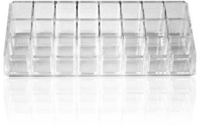 rojeno 24 Compartment Acrylic Makeup Organizer, Transparent makeup,cosmetic Vanity Box(Transparent)