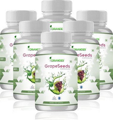 

Oriander 100% Natural & Organic Grape Seed Extract 800 Mg 60 Capsules(540 g)