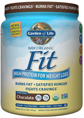 

Garden of Life Garden of Life Raw Organic Fit High Protein for Weight Loss, Chocolate - 461g (16.3oz)(461 g)
