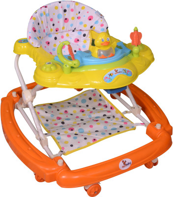 

Sunbaby Musical Activity Walker With Parent Rod(Yellow, Orange), Orange;yellow