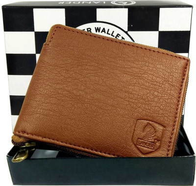 

SP Men Tan Artificial Leather Wallet(4 Card Slots)