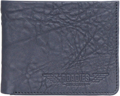 

Roadies Men Blue Genuine Leather Wallet(8 Card Slots), Navy blue