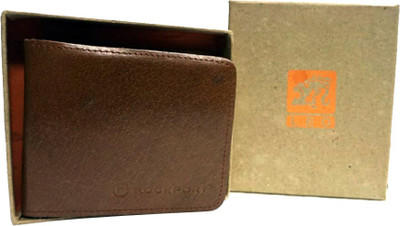 

Leo Men Brown Genuine Leather Wallet(8 Card Slots)