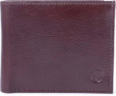

posshusa Men Brown Genuine Leather Wallet(5 Card Slots)