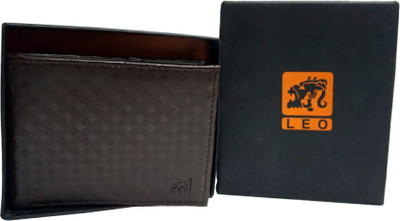 

Leo Men Black Genuine Leather Wallet(8 Card Slots)