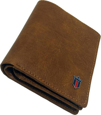 

Wildland Men Tan Genuine Leather Wallet(5 Card Slots)