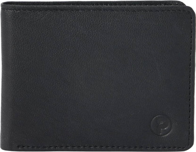 

posshusa Men Black Genuine Leather Wallet(8 Card Slots)
