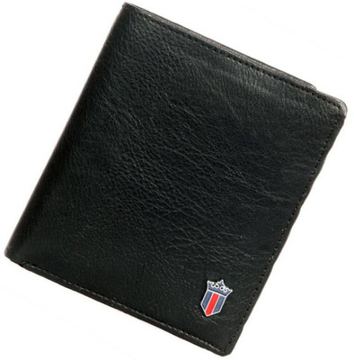 

Wildland Men Black Genuine Leather Wallet(5 Card Slots)