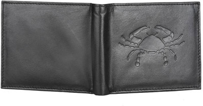 

Justrack Men Black Genuine Leather Wallet(1 Card Slot)