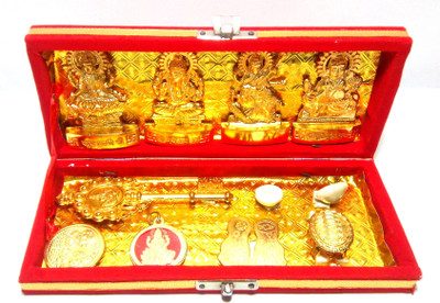 APDI Shri Samporna Laxmi Kuber Dhan Varsha Kit… Brass Yantra(Pack of 1)