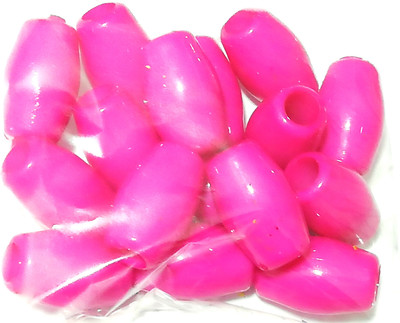 

GOELX Plastic Pipe Beads for Beading, Jewellery Making & Art Craft Work !! pink