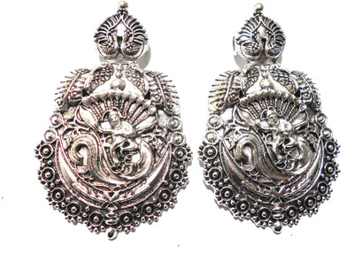 

GOELX Antique Silver Designer Lord Pendant for Necklace Making, Pack of 1 - Design 8