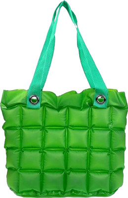 

CAPE9 Imported Ladies Unique Inflatable Shoulder Tote Beach Handbag with Center Zip in Candy Colors - Green Waterproof Multipurpose Bag(Green, 10 L)