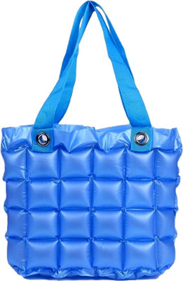 

CAPE9 Imported Ladies Unique Inflatable Shoulder Tote Beach Handbag with Center Zip in Candy Colors - Blue Waterproof Multipurpose Bag(Blue, 10 L)