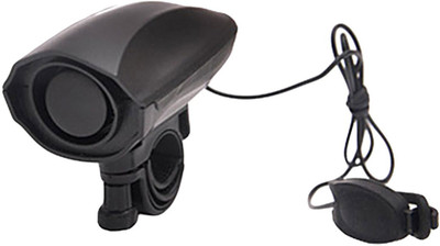 

fastped Bicycle Bell 120 Decibel Bicycle Horn Ultra-loud Plastic Sound Bell Mountain Bicycle Waterproof Handlebar Horn Bell(Black)