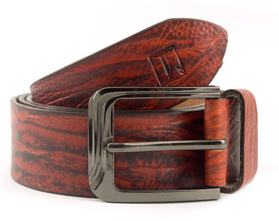 

Toffil Men Formal, Casual, Party Maroon Genuine Leather Belt