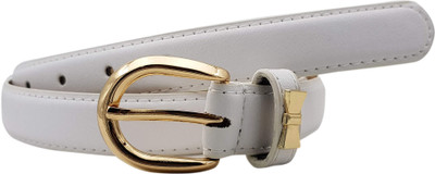 

Baluchi Women Party, Casual White Artificial Leather Belt