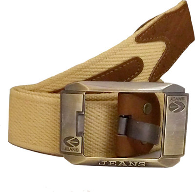 

CAPE9 Men & Women Casual, Party, Formal Beige Canvas, Fabric Belt