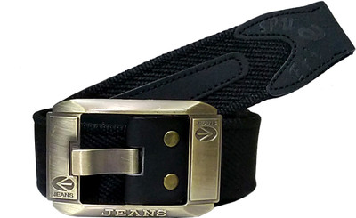 

CAPE9 Men & Women Casual, Party, Formal Black Canvas, Fabric Belt