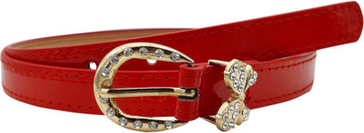 

Baluchi Women Party, Casual Red Artificial Leather Belt