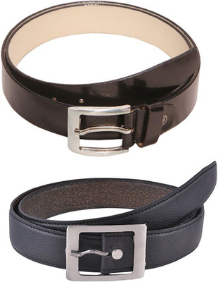 

Lee Topper Men Casual, Evening, Formal, Party Black Artificial Leather Belt