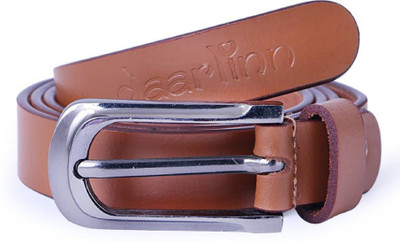 

daarlinn Women Casual Tan Genuine Leather Belt