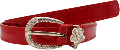 

Baluchi Women Party, Casual Red Artificial Leather Belt