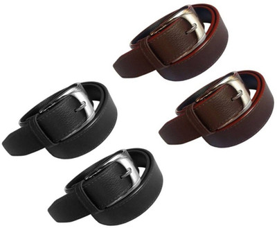 

LAER Men Formal Multicolor Synthetic Belt, Multicolour