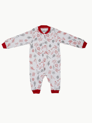 

Earth Conscious Baby Boy's Off White Bodysuit