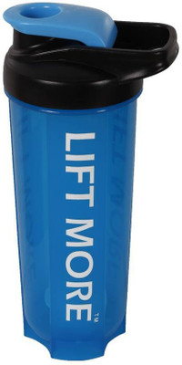 

LIFT MORE Protein Shaker Bottle, 700ML Water Portable Shaker Bottle with Mixing Ball for Gym Calisthenics Health Fitness, BPA-Free 700 ml Shaker(Pack of 1, Blue)