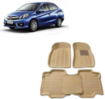 Printo Fine India Microfibre Standard Mat For  Honda Amaze(Beige)
