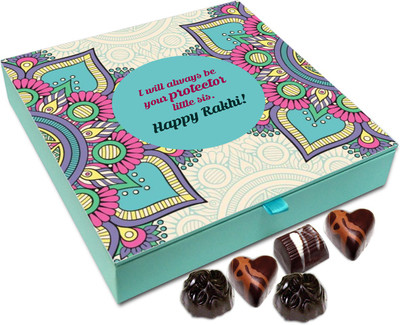 

Chocholik Rakshabandhan Gift Box - I Will Always Be Your Protector Little Sis. - 9pc Truffles(108 g)