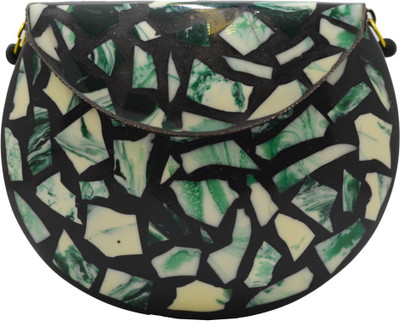 

GREEN CRAFTS Casual Multicolor Clutch