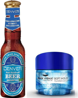 

Denver ANTI-DANDRUFF WITH SOFT HOLD HAIR GEL(Set of 2)