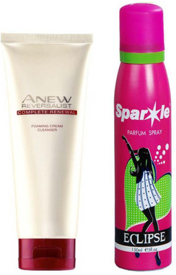 

Avon Anew Reversalist Cleanser (125 g) With one sparkle perfume spray 150 ml(Set of 2)