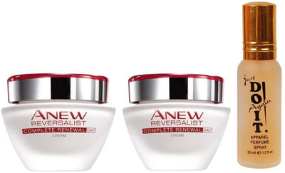 

Avon Anew two Reversalist Complete Renewal Day Cream (50 ml) with one do it perfume 30 ml(Set of 3)