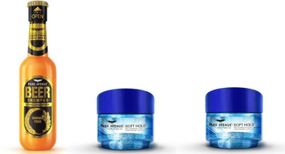 

Park Avenue DAMGE FREE WITH SOFT HOLD HAIR GEL & SOFT HOLD GEL(Set of 3)