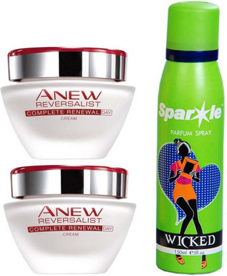 

Avon Anew two Reversalist Complete Renewal Day Cream (50 ml) with one do it perfume 30 ml(Set of 3)