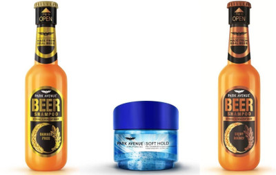 

Park Avenue DAMAGE FREE WITH SHINY BOUNCY & SOFT HOLD HAIR GEL(Set of 3)