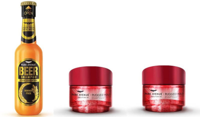 

Park Avenue DAMGE FREE WITH RUGGED HOLD HAIR GEL & RUGGED HOLD GEL(Set of 3)