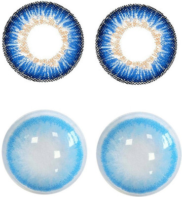 

TruOm Blue Combo Monthly Contact Lens(0, Blue, Pack of 2)