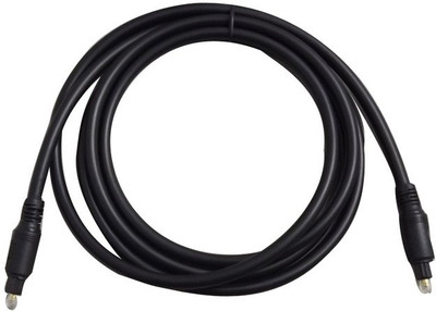 

LipiWorld Premium Digital Fiber Optical Optic Audio SPDIF MD DVD TosLink Cable Lead Cord Network Cable(Compatible with Dolby Digital, EX, DTX, Black)